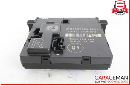 06-11 Mercedes W219 CLS550 CLS55 Rear Right Door Control Module 2198200326