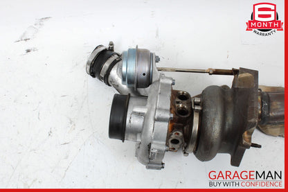 11-14 Mercedes W221 S550 Left Turbocharger Turbo Charger Manifold OEM