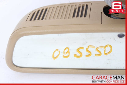 07-09 Mercedes W221 S550 S63 AMG S450 Interior Rear View Mirror Cover Assy Brown
