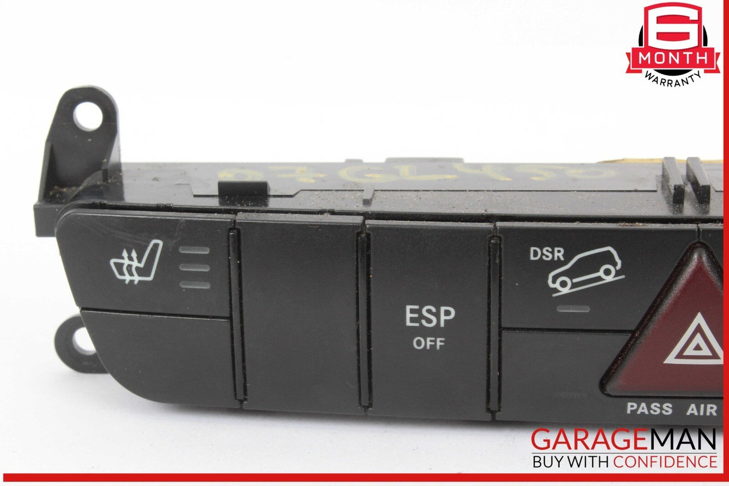 06-12 Mercedes X164 GL450 GL550 Hazard Light Control Switch Panel Module Unit