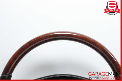 10-13 Mercedes W221 S550 S600 Steering Wheel w/ Paddle Shifters Black Wood OEM