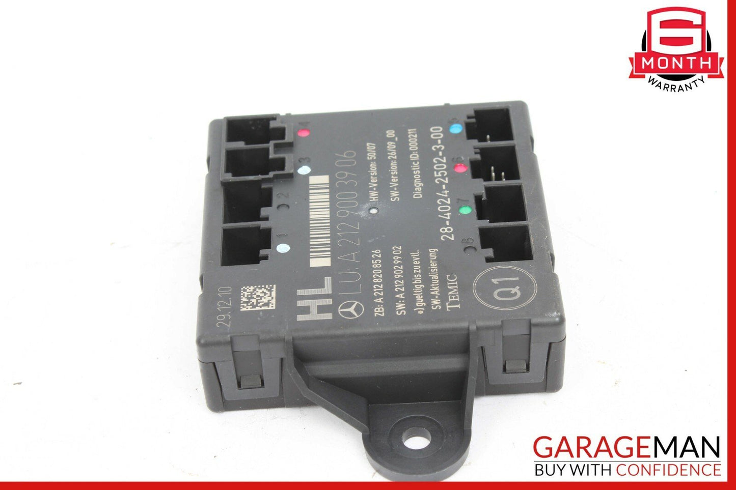 08-14 Mercedes W204 C250 C300 Rear Left Driver Side Door Control Module OEM