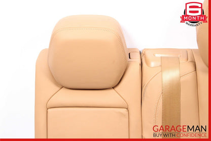 11-17 Porsche Cayenne 958 Rear Left Side Top Upper Seat Cushion Assembly Brown