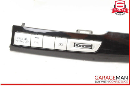 11-18 Audi A8 S8 Front Right Side Dash Trim Cover Panel w/ Control Switches OEM