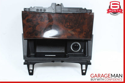 08-17 Mercedes W204 C300 Center Console Ashtray Ash Tray Compartment Wood OEM
