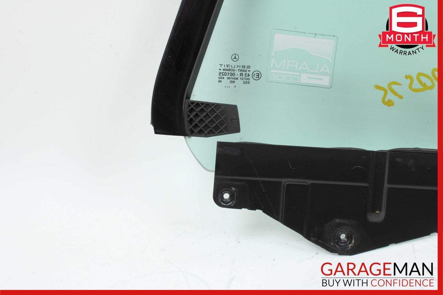 03-12 Mercedes R230 SL500 SL550 SL55 AMG Rear Left Side Quarter Window Glass OEM