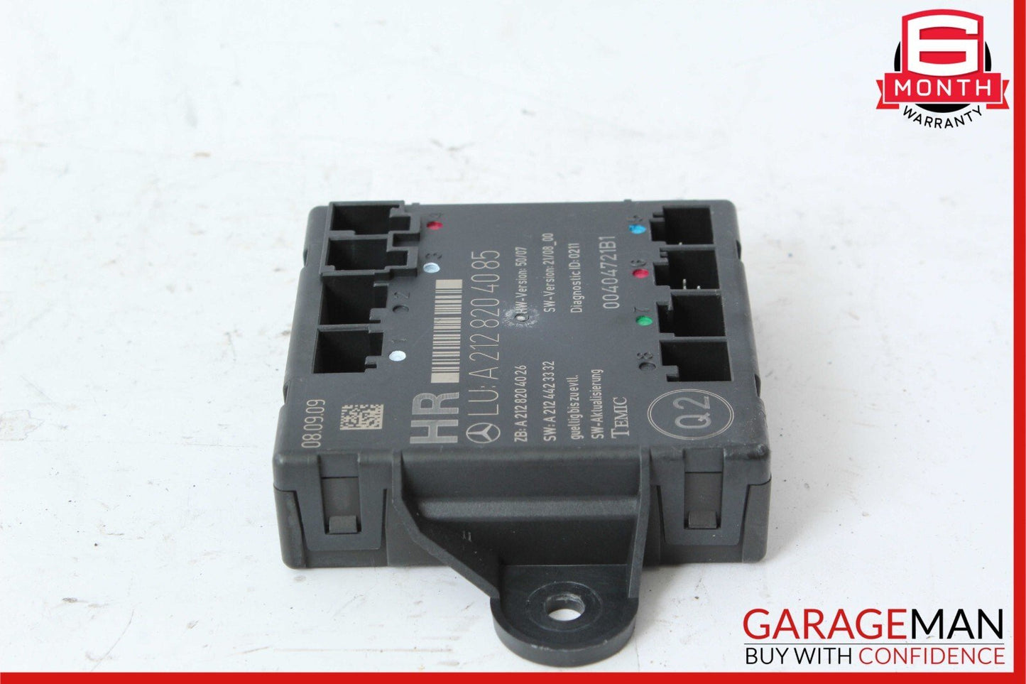 08-18 Mercedes W212 E350 C350 CLS500 Rear Right Side Door Control Module Unit