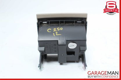 08-14 Mercedes W204 C300 Rear Center Console Ashtray Power Socket Tray Beige