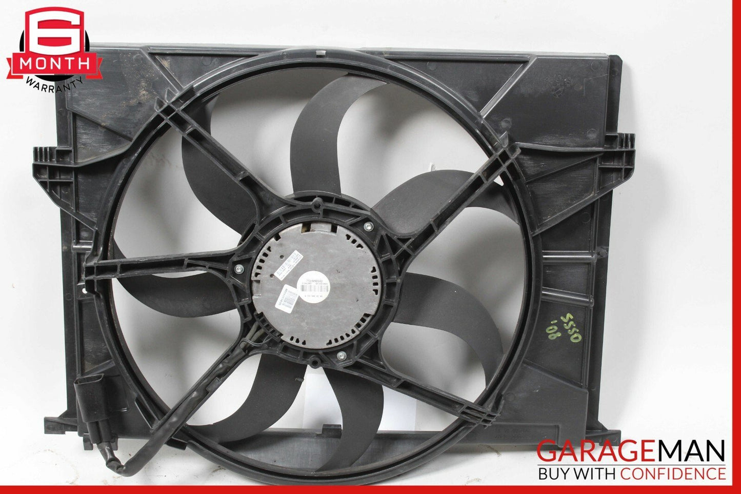 07-09 Mercedes W221 S550 CL550 Engine Cooling Fan Motor Assembly OEM