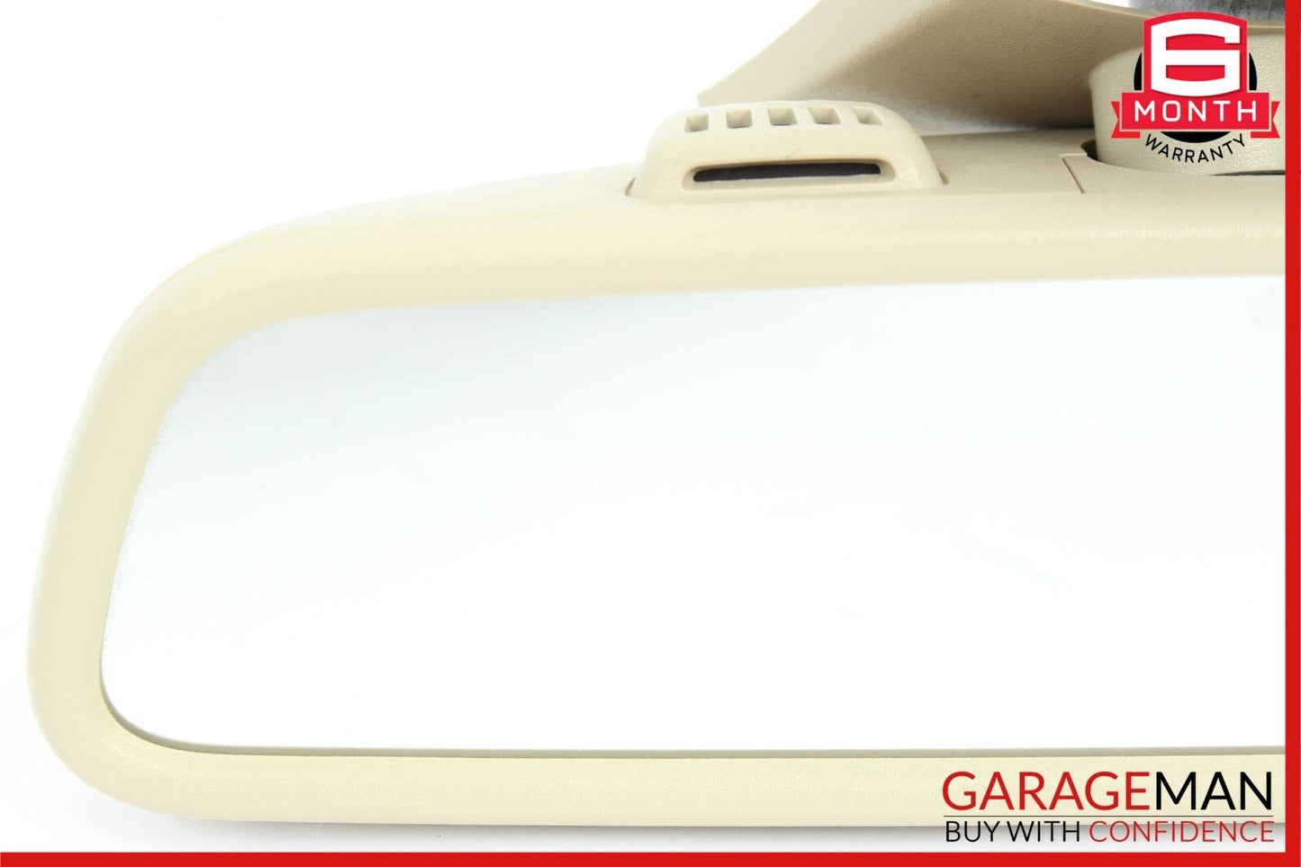 10-16 Mercedes W204 C250 E350 Top Upper Interior Rear View Mirror Beige OEM