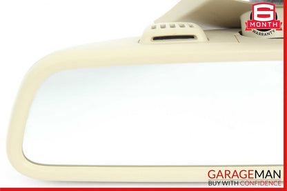 10-16 Mercedes W204 C250 E350 Top Upper Interior Rear View Mirror Beige OEM