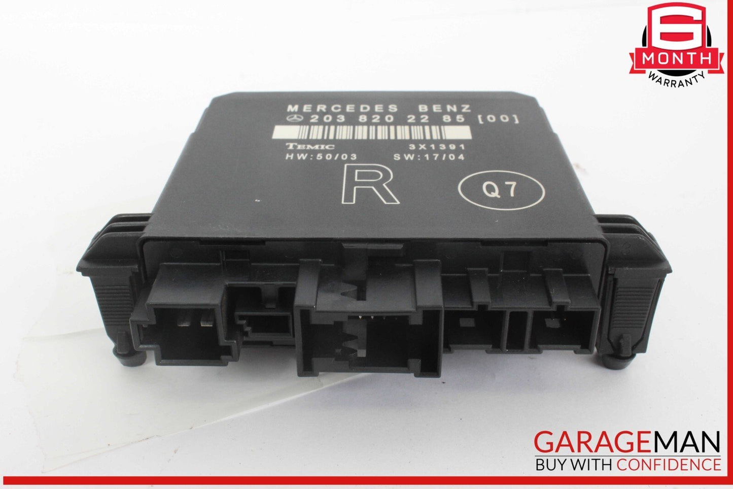 01-07 Mercedes W203 C230 C350 Rear Right Side Door Control Module 2038202285