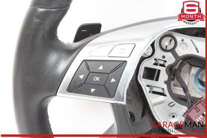12-16 Mercedes X166 GL450 ML550 Driver Steering Wheel w/ Paddle Shifters OEM