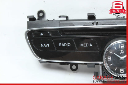 15-18 Mercedes W205 C300 C400 Center Dashboard Hazard Control Switch w/ Clock