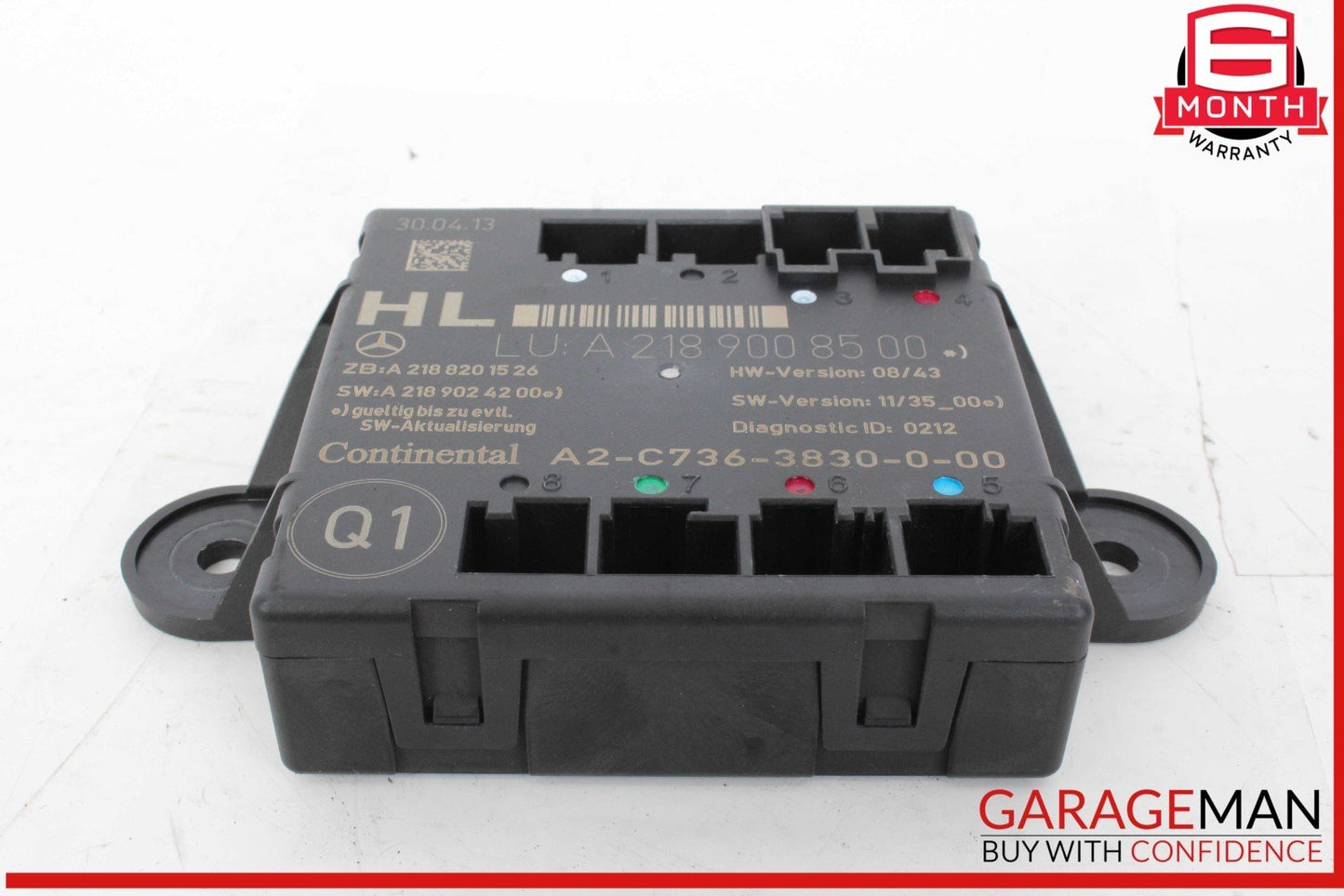 08-18 Mercedes W212 E350 CLS500 C250 Rear Left Side Door Control Module Unit OEM