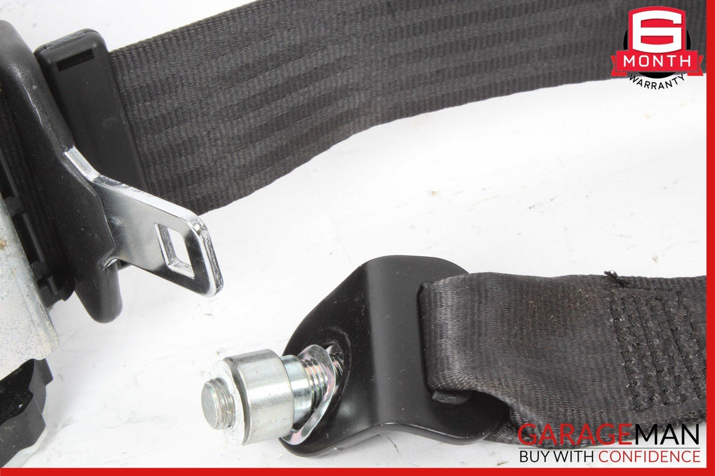 08-19 Maserati GranTurismo M145 Rear Left Driver Side Seat Belt Black OEM