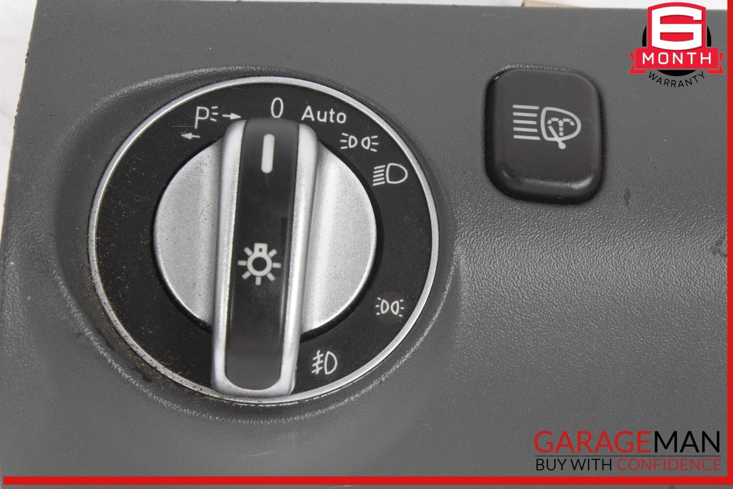 03-12 Mercedes R230 SL500 SL550 SL55 AMG Headlight Control Switch Assembly Black