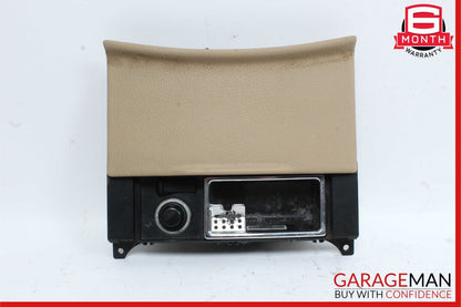 07-09 Mercedes W221 S550 Ash Tray Ashtray Lighter Compartment Tray Brown OEM