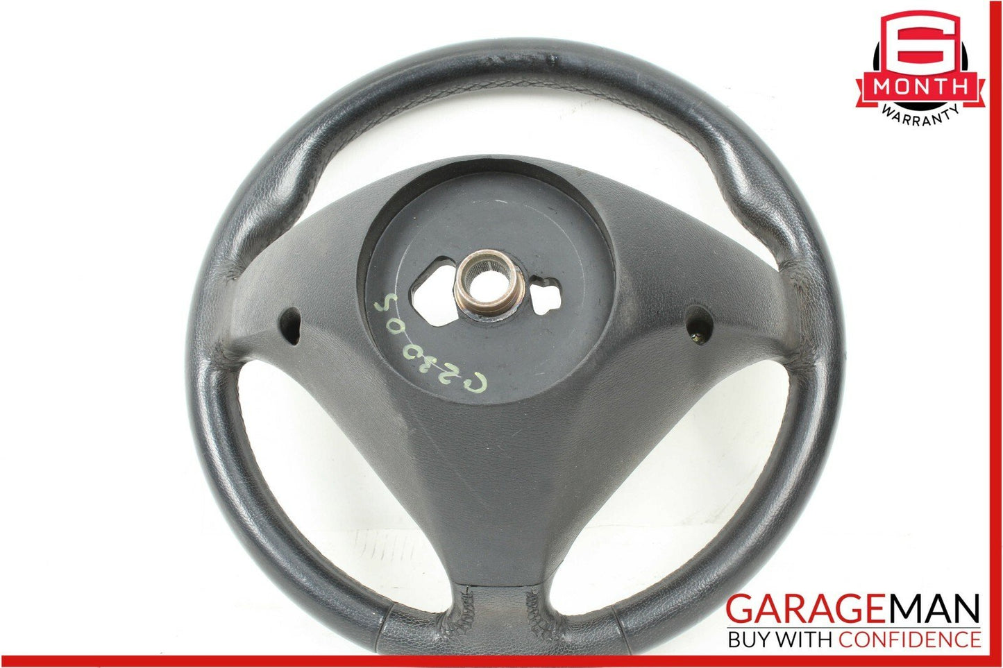 05-08 Mercedes R171 SLK280 C350 C230 Sport 3 Spoke Steering Wheel Black OEM