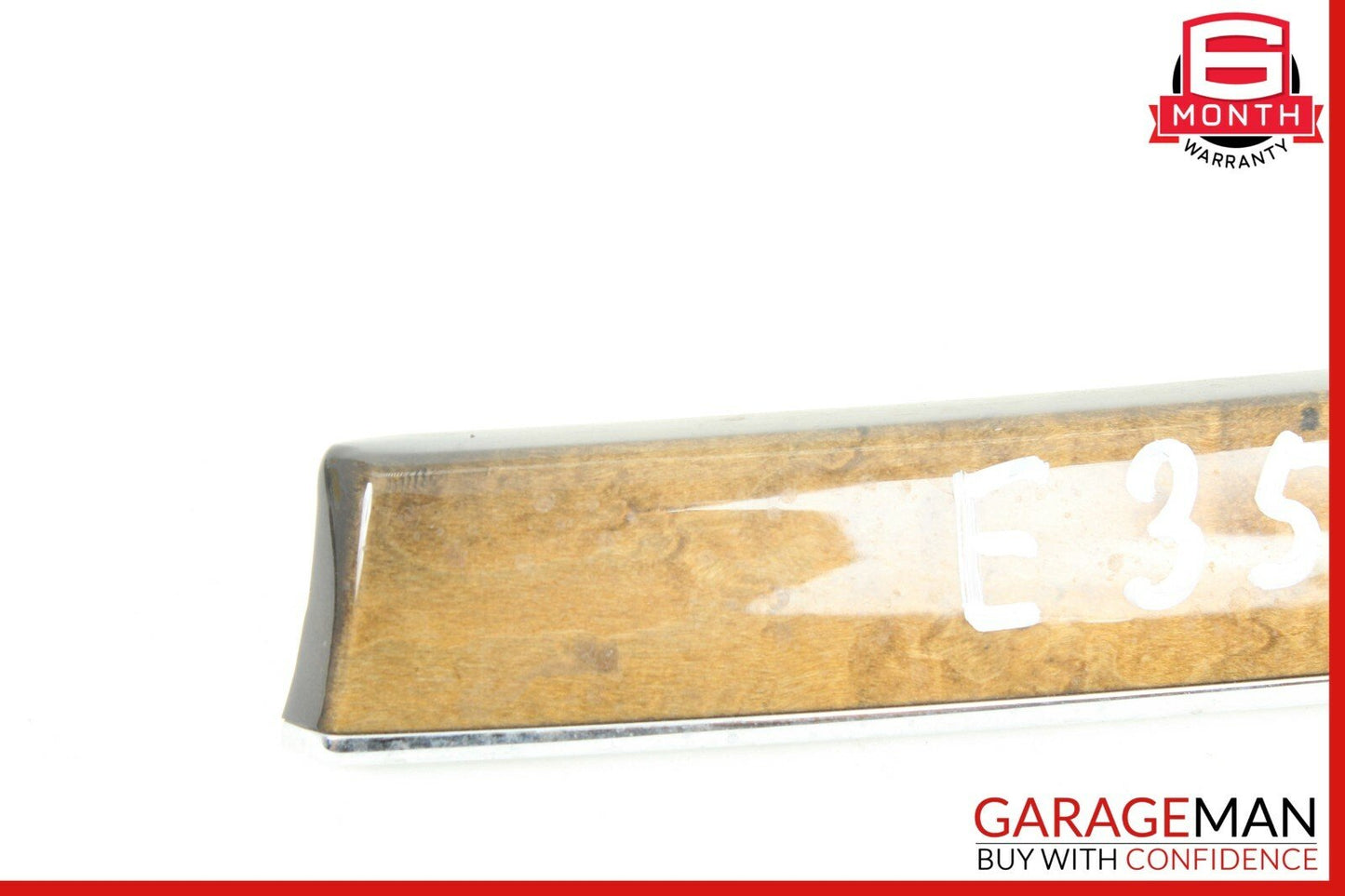 03-09 Mercedes W211 E350 E500 Dashboard Dash Left Molding Trim Wood OEM