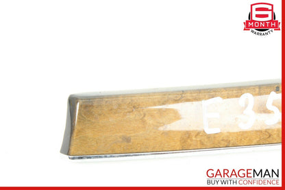 03-09 Mercedes W211 E350 E500 Dashboard Dash Left Molding Trim Wood OEM