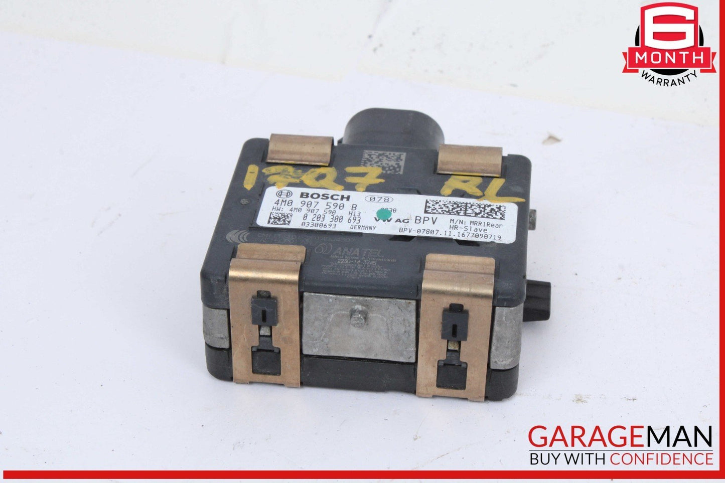 17-19 Audi Q7 Rear Left Driver Side Blind Spot Sensor Control Module Unit OEM