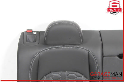 18-23 Audi RS5 Rear Right Side Upper Seat Cushion w/ Armrest Black OEM