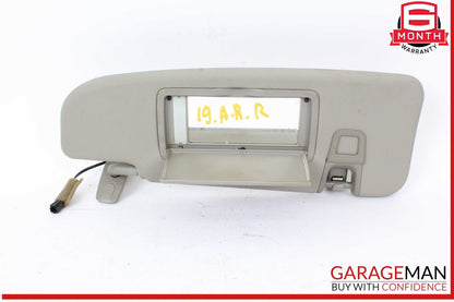 17-22 Alfa Romeo Giulia Front Right Passenger Side Sun Visor Sunvisor Gray OEM