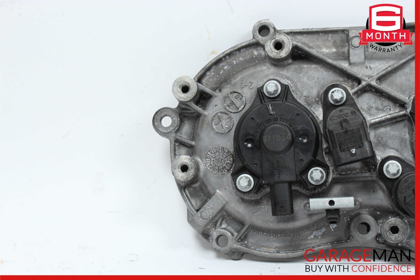 05-13 Mercedes W211 E350 E550 Front Left Side Engine Timing Chain Cover Plate