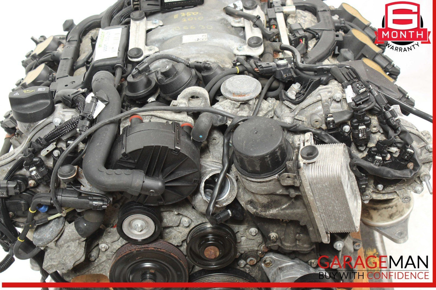 10-11 Mercedes W212 E350 4Matic AWD 3.5L V6 Engine Motor Block Assembly 111k