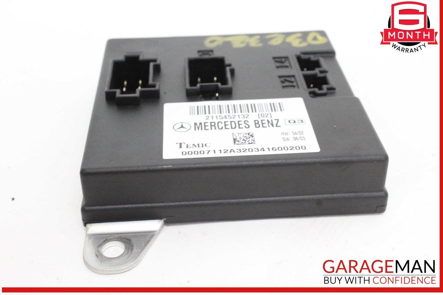 03-11 Mercedes W211 E320 CLS550 Body Control Module Unit BCM 2115452132 OEM