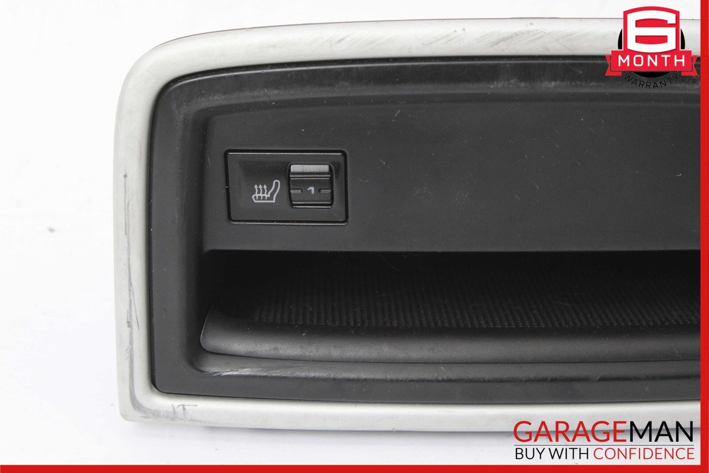 03-10 Porsche Cayenne Rear Center Console Storage Tray Heated Seat Switches OEM
