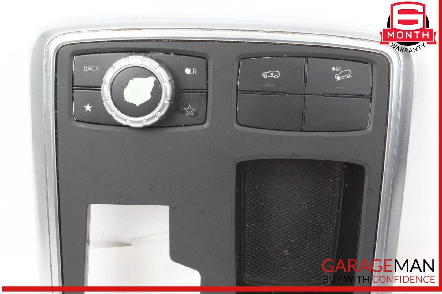 12-19 Mercedes X166 GL450 ML400 GLS550 Center Console Bezel Trim Black OEM