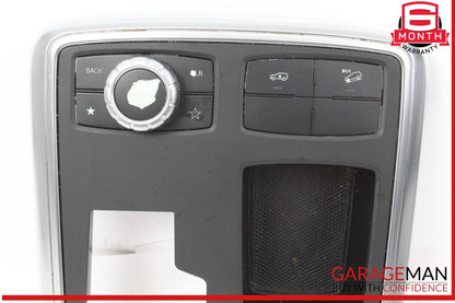 12-19 Mercedes X166 GL450 ML400 GLS550 Center Console Bezel Trim Black OEM