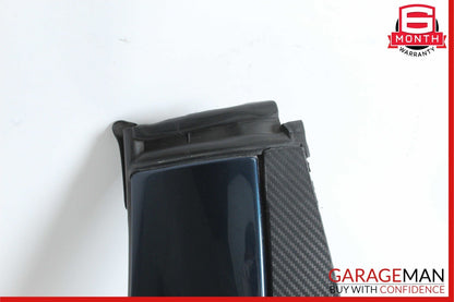 05-11 Mercedes R171 SLK350 Rear Left Side Window Roof C Pillar Panel Blue