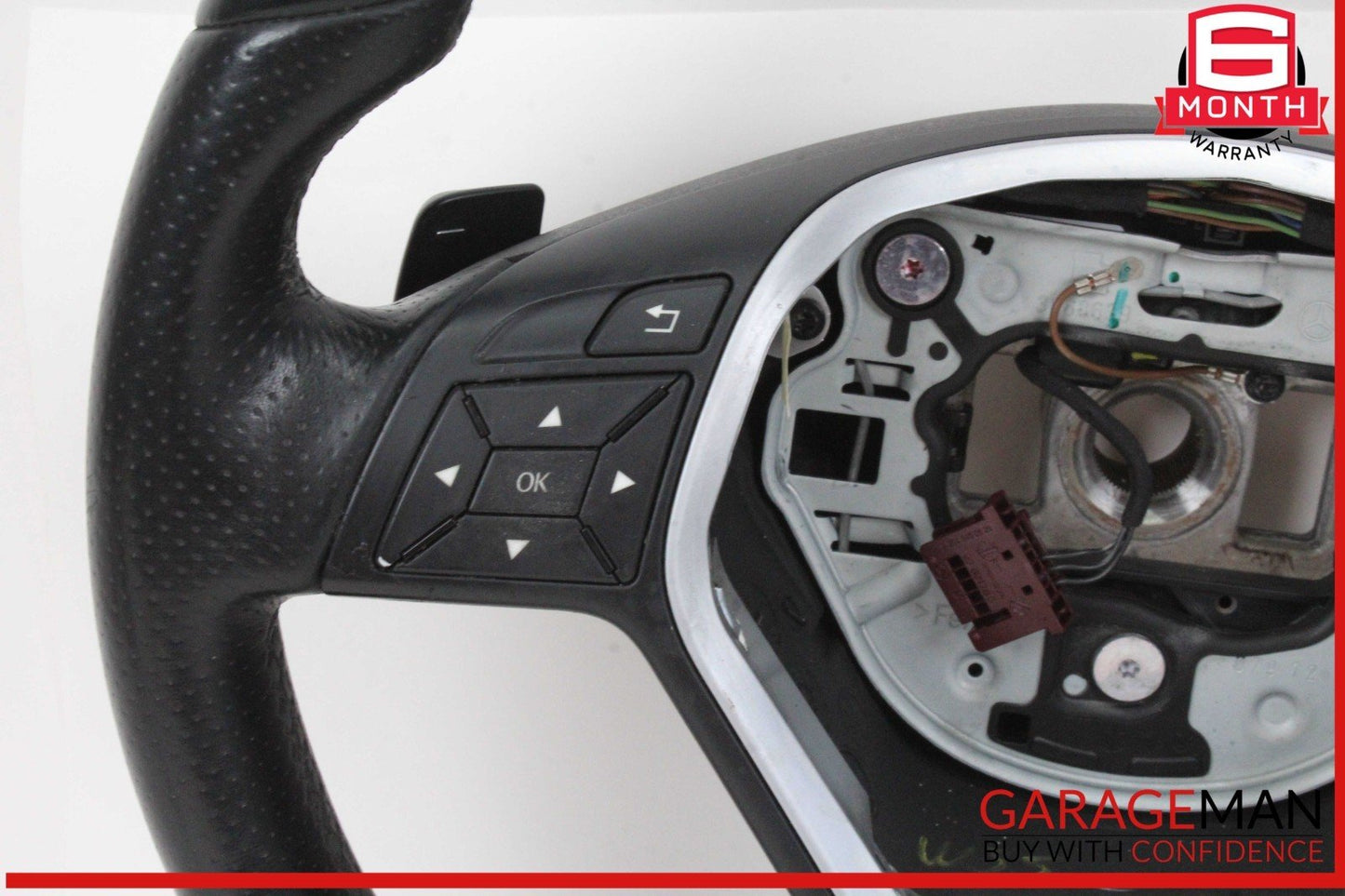 12-18 Mercedes W212 E350 E550 CLS550 Steering Wheel w/ Paddle Shifters OEM