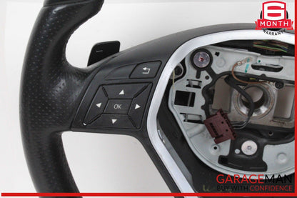 12-18 Mercedes W212 E350 E550 CLS550 Steering Wheel w/ Paddle Shifters OEM