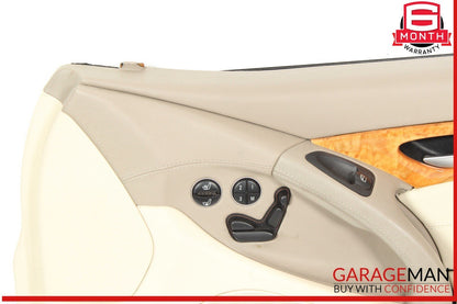 03-06 Mercedes R230 SL500 SL55 AMG Front Right Interior Door Panel Beige OEM