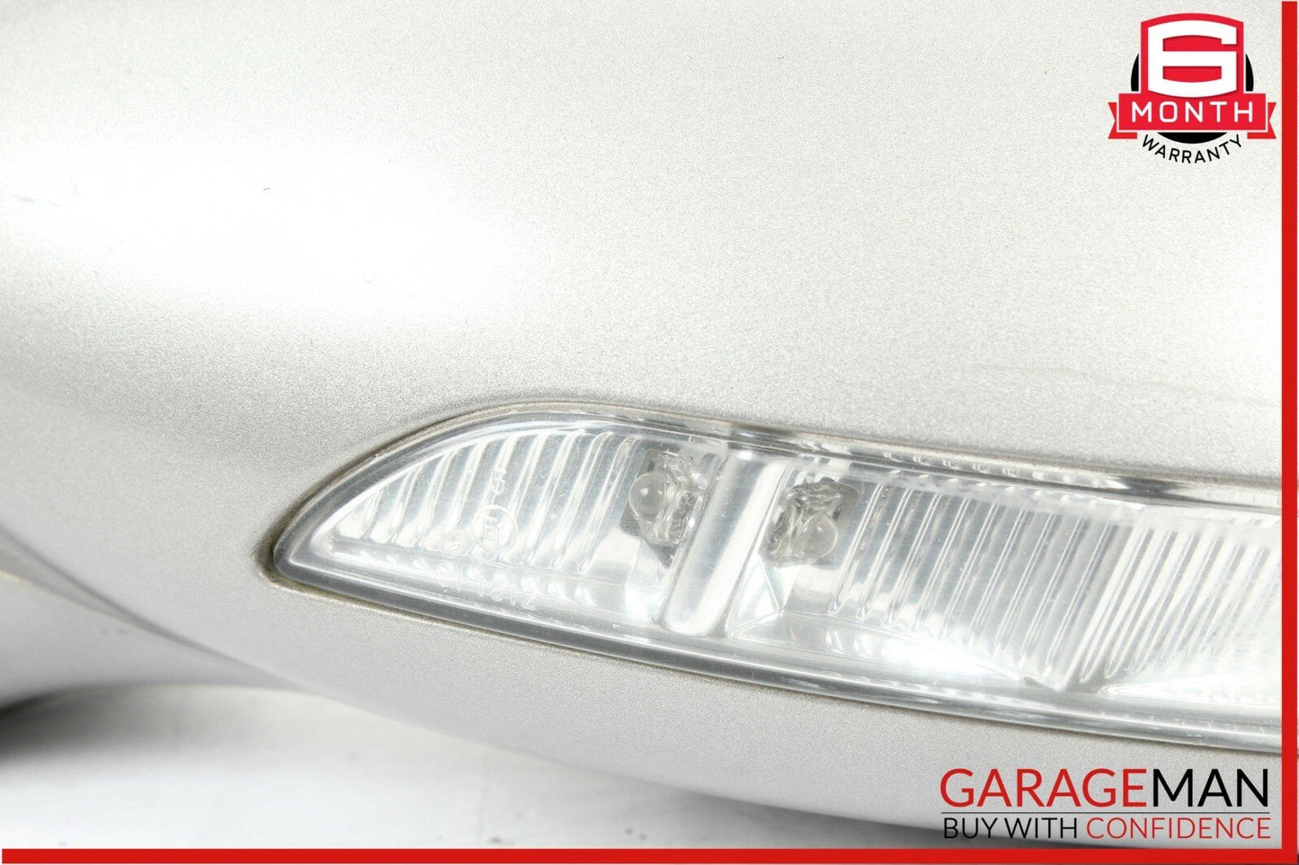06-08 Mercedes W219 CLS500 Front Left Side Mirror Door Rear View Silver