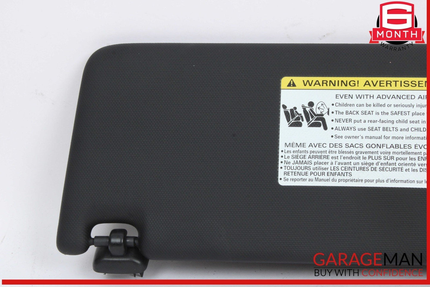 17-20 Audi A3 S3 RS3 Front Right Passenger Side Sunvisor Sun Visor 8W0857552 OEM