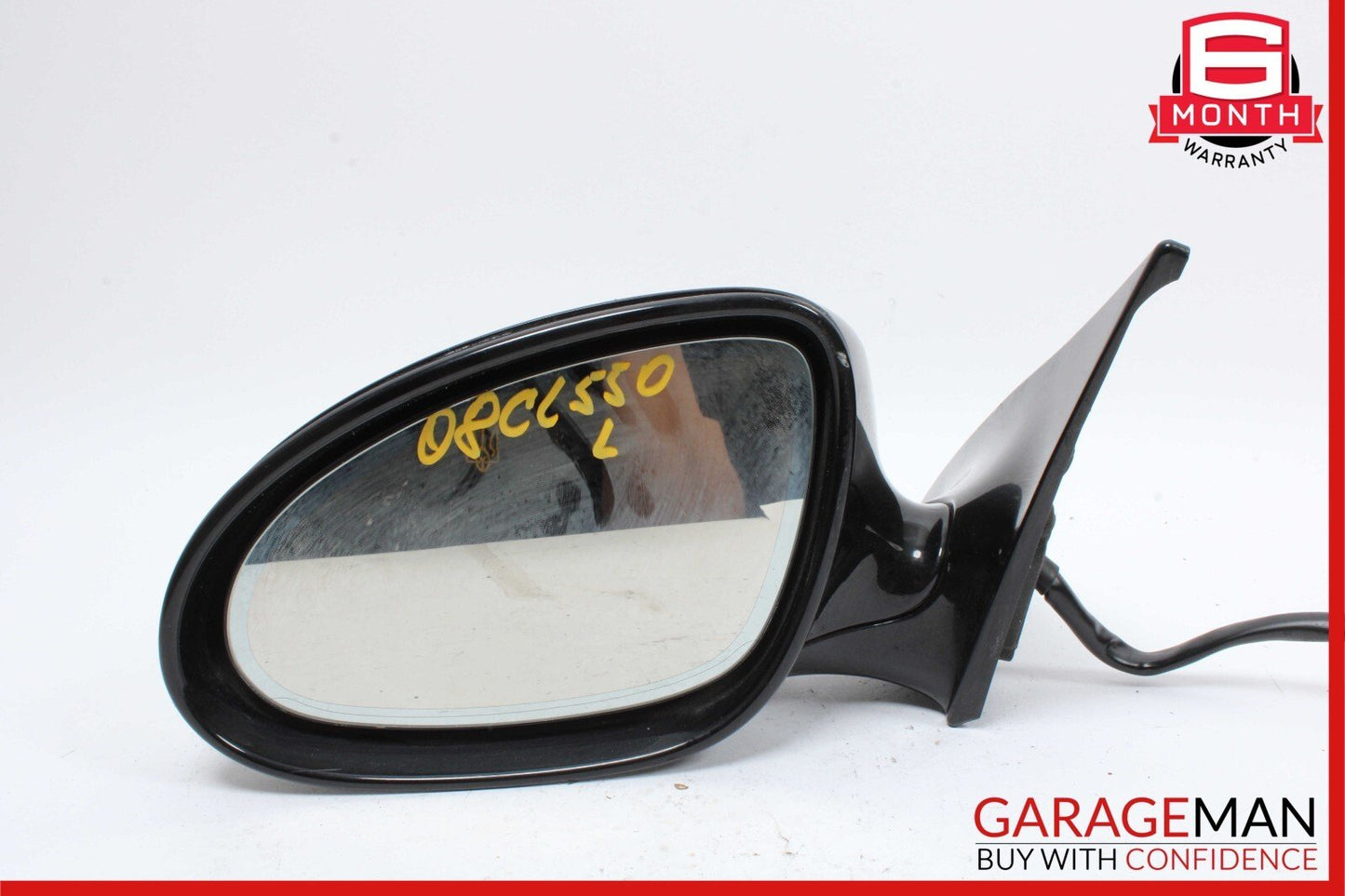 07-09 Mercedes W216 CL550 CL63 AMG Front Left Side Mirror Door Rear View Black