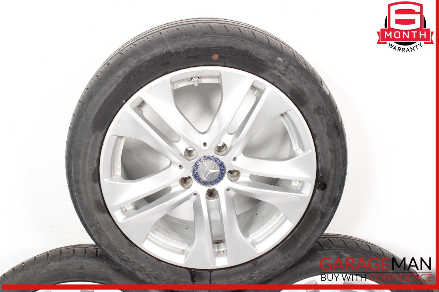 10-11 Mercedes W207 E350 E550 Complete Wheel Tire Rim Set of 4 Pc R17 OEM