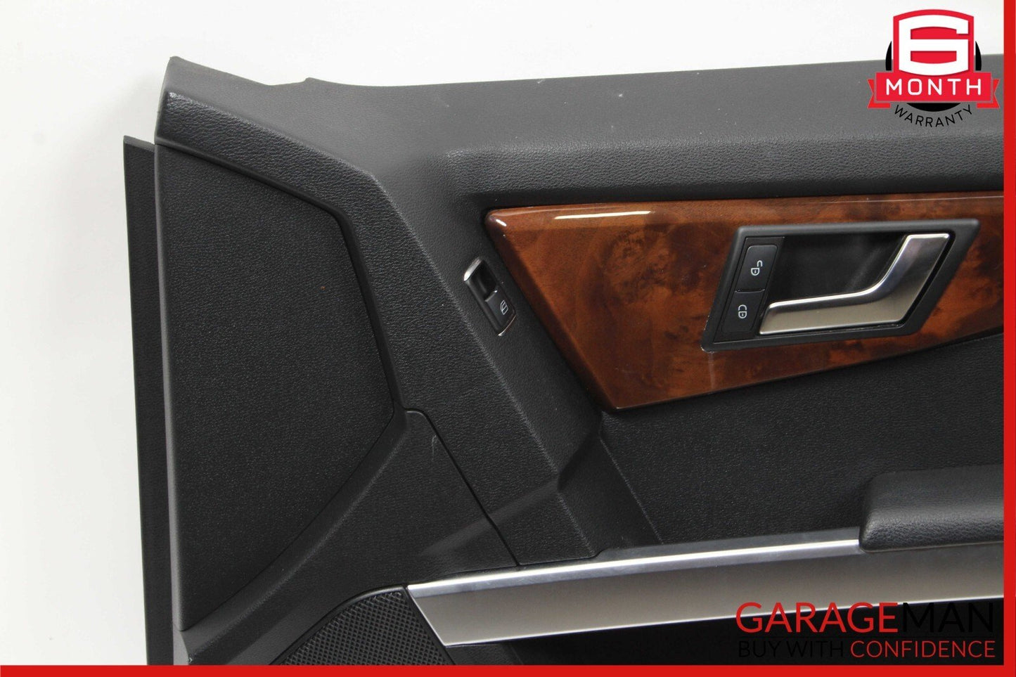 10-15 Mercedes X204 GLK350 Front Right Side Interior Door Panel Assembly Black