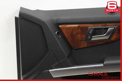 10-15 Mercedes X204 GLK350 Front Right Side Interior Door Panel Assembly Black