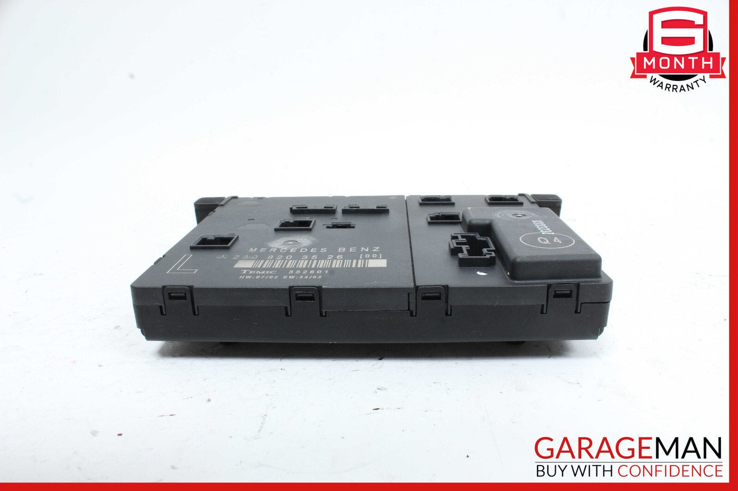 03-12 Mercedes R230 SL500 SL55 AMG Door Control Module Left Driver Side OEM