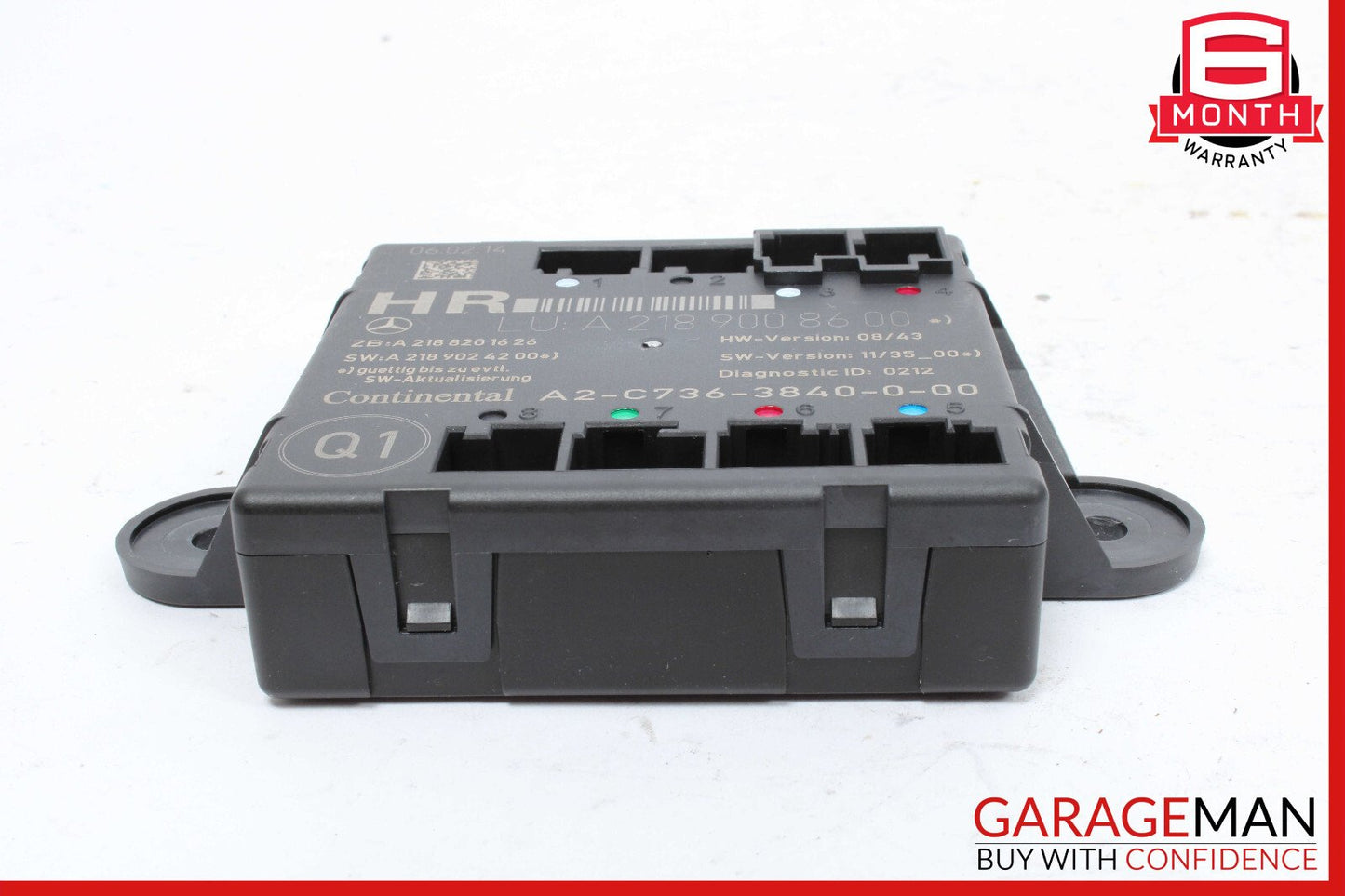 08-18 Mercedes W212 E350 C300 CLS550 Rear Right Side Door Control Module OEM