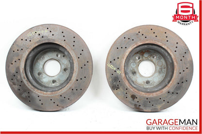 00-06 Mercedes W215 CL600 CL500 CL55 AMG Front Brake Rotor Rotors Set Drilled