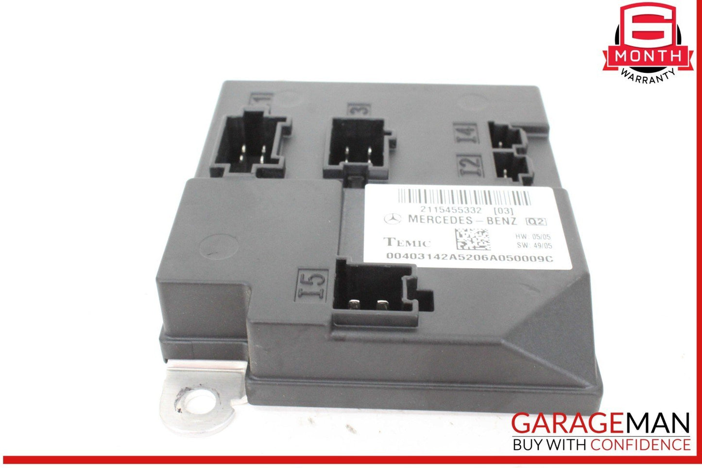 03-11 Mercedes W211 E350 CLS550 Body Control Module BCM 2115455332 OEM