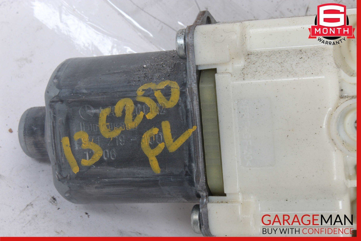 08-16 Mercedes W204 C250 C300 Front Left Side Door Window Regulator Motor OEM