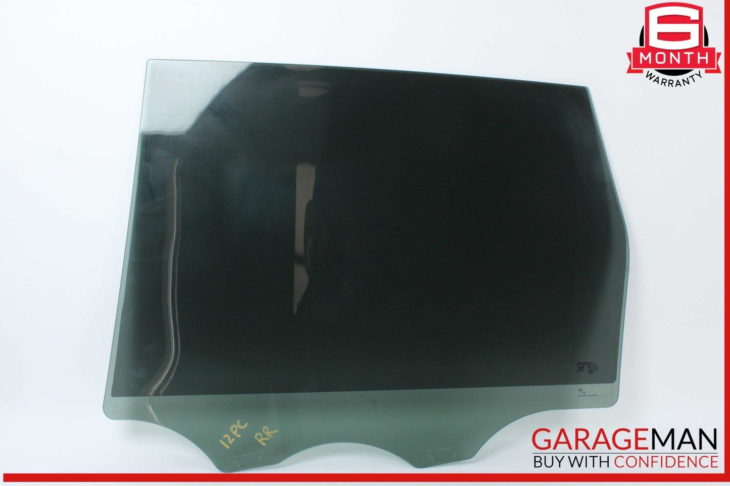 11-18 Porsche Cayenne 958 Rear Right Passenger Side Door Window Glass OEM
